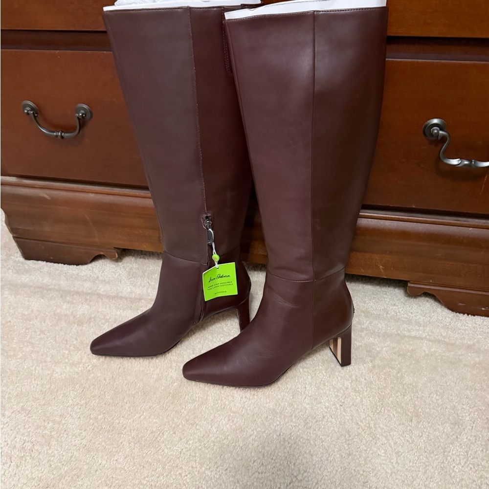 Sam Edelman Rich Brown Heeled Boots